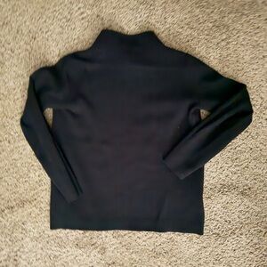 Ann Taylor Black Mock Neck Sweater